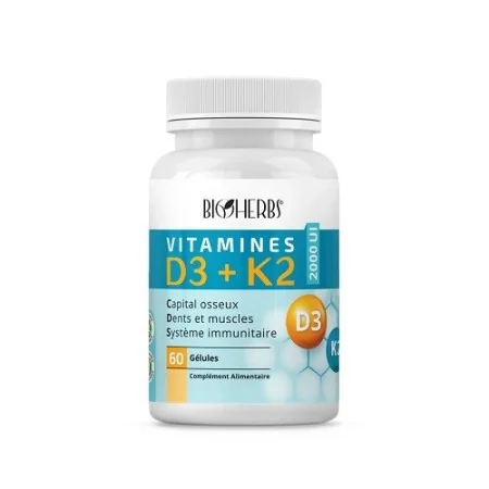 VITAMINES D3+K2 B/30