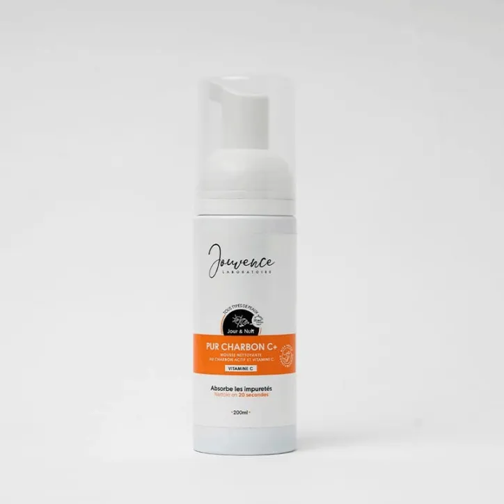 JOUVENCE MOUSSE PUR CHARBON C+ 150ML