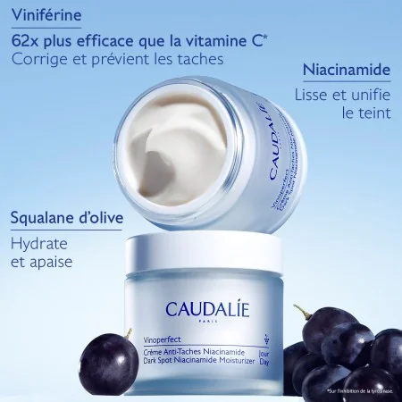 CAUDALIE VINOPERFECT CREME ECLAT ANTI-TACHES 50ML