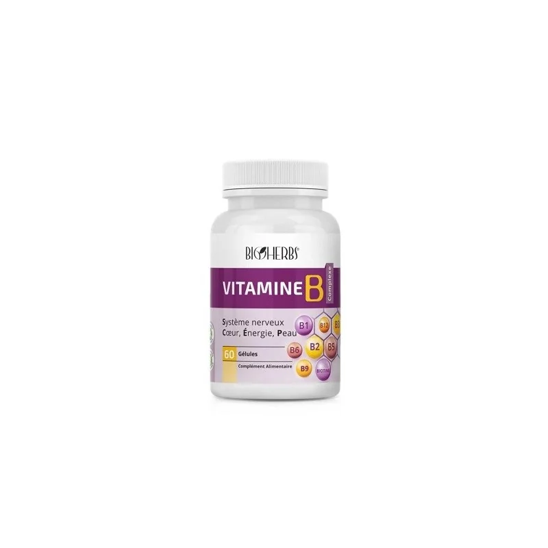 VITAMINE B COMPLEXE 60 GÉLULES