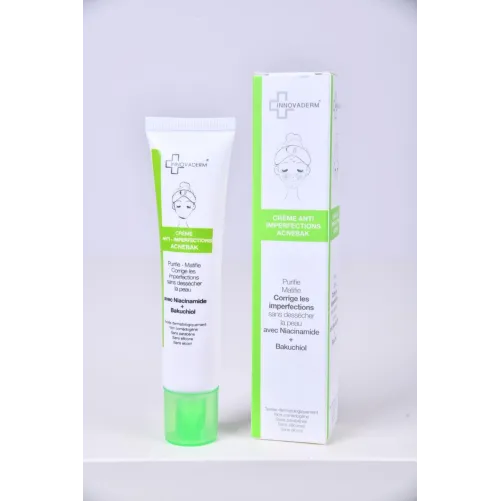 INNOVADERM – CRÈME ANTI‑IMPERFECTIONS ACNEBAK 40 ML