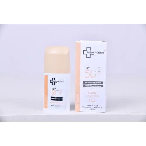 INNOVADERM - FOND DE TEINT MINERAL SPF50+ 02 SAND SPF50+