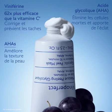 CAUDALIE VINOPERFECT MASQUE PEELING GLYCOLIQUE 75ML
