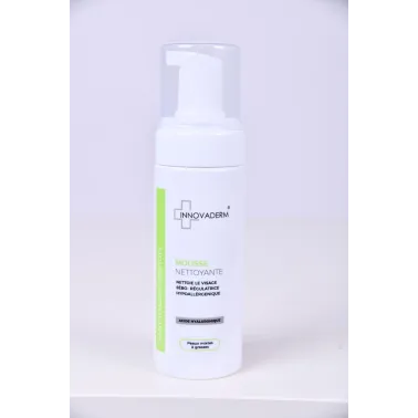 INNOVADERM - MOUSSE NETTOYANTE PEAUX MIXTES A GRASSES 150ML