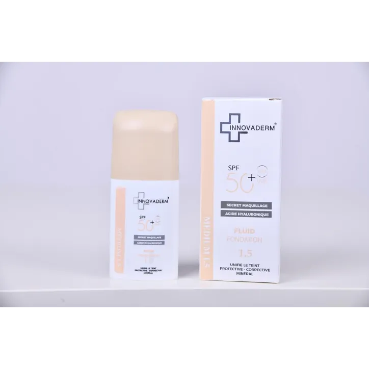 INNOVADERM - FOND DE TEINT FLUID MINÉRAL MEDIUM 1.5 SPF50+