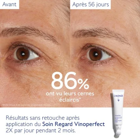 CAUDALIE VINOPERFECT SOIN ÉCLAIRCISSANT REGARD 15ML