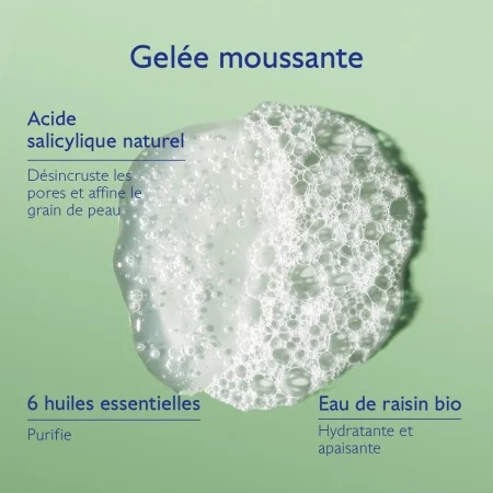 CAUDALIE VINOPURE GELÉE NETTOYANTE À L’ACIDE SALICYLIQUE PURIFIANTE – 150 ML