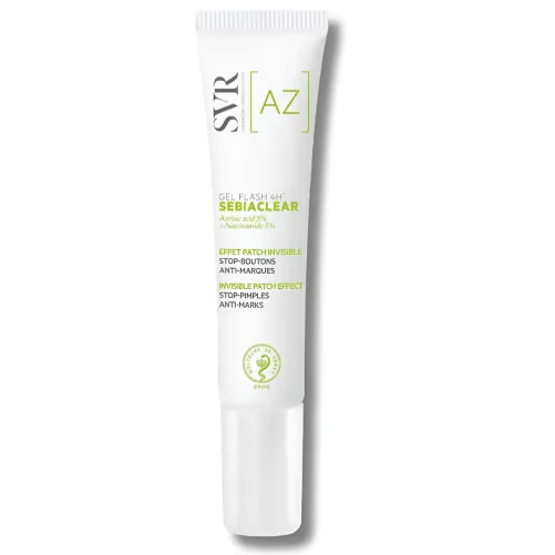 SVR SEBIACLEAR GEL FLASH 4H EFFET PATCH INVISIBLE 15ML