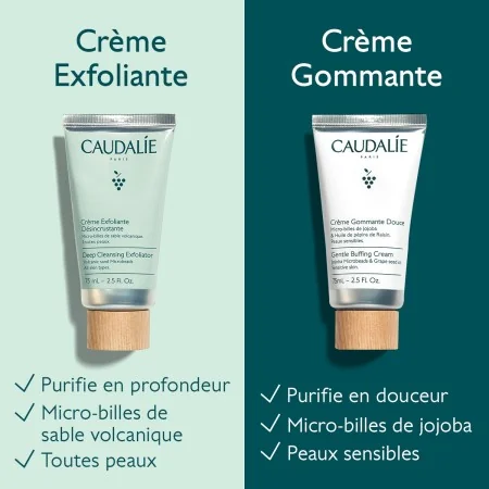 CAUDALIE VINOCLEAN CRÈME EXFOLIANTE DÉSINCRUSTANTE 75ML