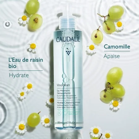 CAUDALIE VINOCLEAN EAU MICELLAIRE DÉMAQUILLANTE 200ML