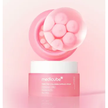 MEDICUBE CRÈME EN CAPSULE DE COLLAGÈNE ROSE PDRN