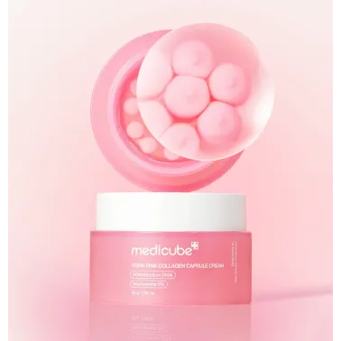 MEDICUBE CRÈME EN CAPSULE DE COLLAGÈNE ROSE PDRN
