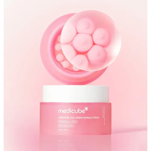 MEDICUBE CRÈME EN CAPSULE DE COLLAGÈNE ROSE PDRN