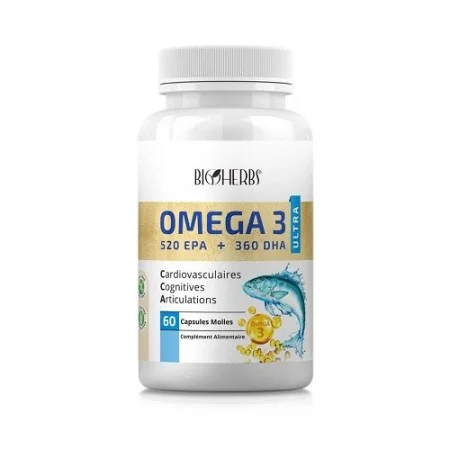 OMÉGA 3 ULTRA 60 CAPSULES