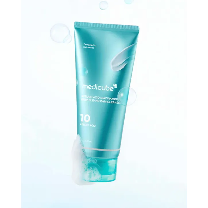 MEDICUBE AZELAIC ACID NIACINAMIDE DEEP CLEAN FOAM CLEANSER