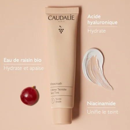 CAUDALIE VINOCRUSH CRÈME TEINTÉE TEINTE 1 30ML
