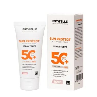 ESTH'ELLE SUN PROTECT ECRAN TEINTÉ ROSE