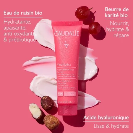 CAUDALIE VINOHYDRA CRÈME HYDRATATION INTENSE 60ML
