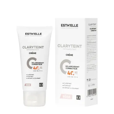 ESTH'ELLE CLARYTEINT ÉCRAN ROSE 50GR
