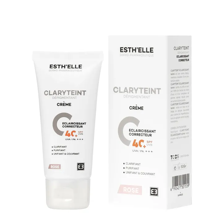 ESTH'ELLE CLARYTEINT ÉCRAN ROSE 50GR