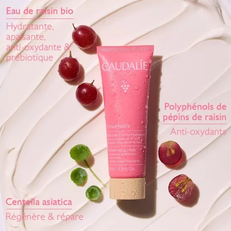 CAUDALIE VINOHYDRA MASQUE CRÈME HYDRATANT 75ML