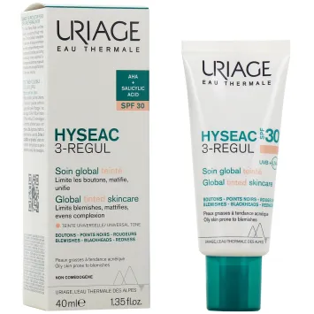 URIAGE HYSEAC 3 REGUL SOIN GLOBAL TEINTE SPF30 40ML