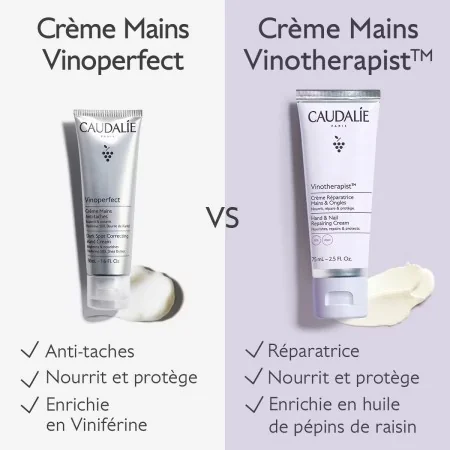 CAUDALIE VINOTHERAPIST CRÈME RÉPARATRICE MAINS ET ONGLES 75ML
