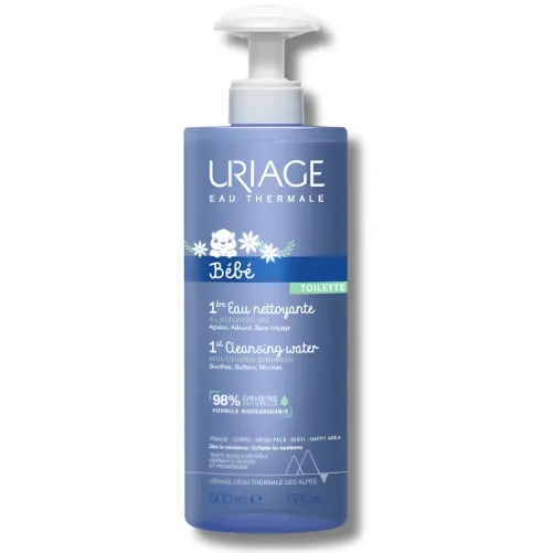 URIAGE BEBE 1ERE EAU NETTOYANTE VISAGE CORPS ET SIEGE 500ML