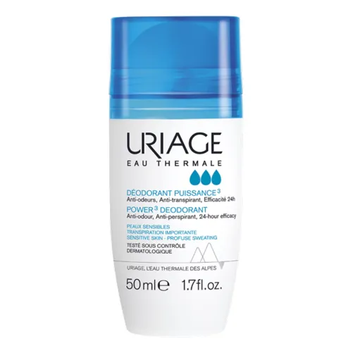 URIAGE DÉODORANT PUISSANCE 3 ANTI-TRANSPIRANT ROLL-ON 24H