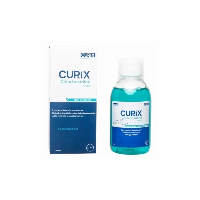 CURIX BAIN DE BOUCHE CHLORHEXIDINE 0.2% 200ML