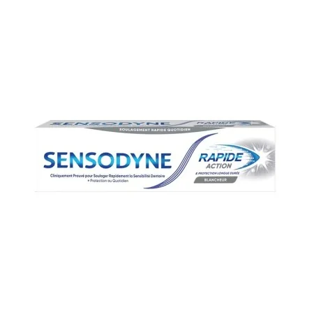 SENSODYNE DENTIFRICE RAPIDE ACTION BLANCHEUR 75ML