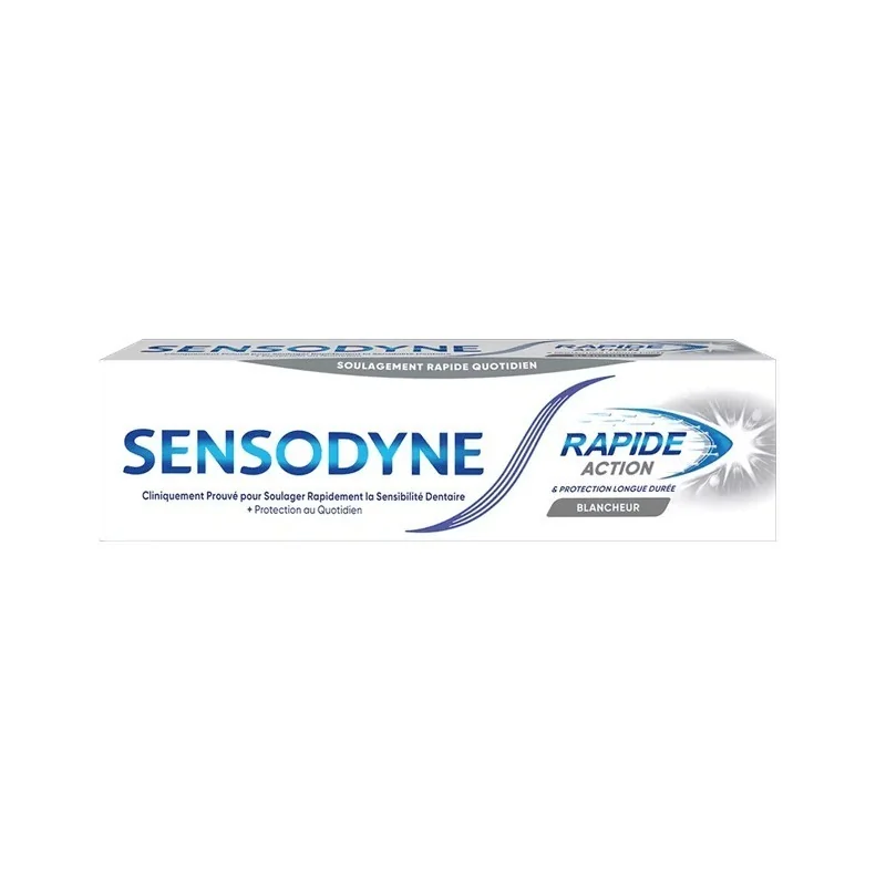 SENSODYNE DENTIFRICE RAPIDE ACTION BLANCHEUR 75ML