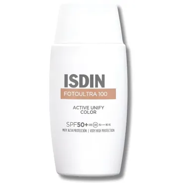 ISDIN PHOTOPROTECTION ECRAN SOLAIRE ACTIVE UNIFY FUSION FLUIDE TEINTEE SPF50+ 50ML