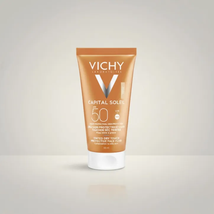VICHY CAPITAL SOLEIL EMULSION TOUCHER SEC TEINTEE SPF50 50ML