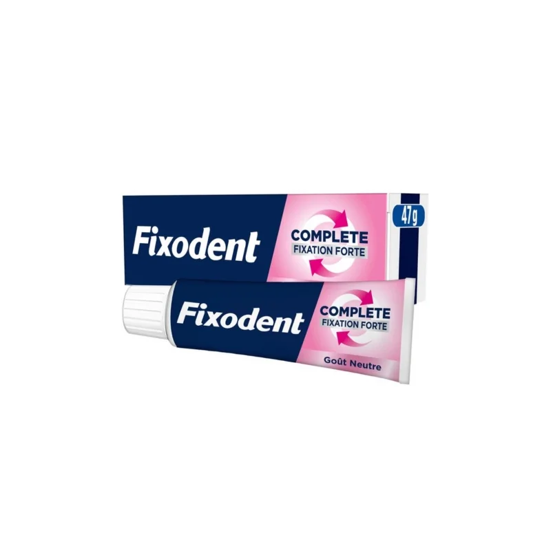 FIXODENT CREME ADHESIVE FIXATION FORTE GOUT NEUTRE 47G
