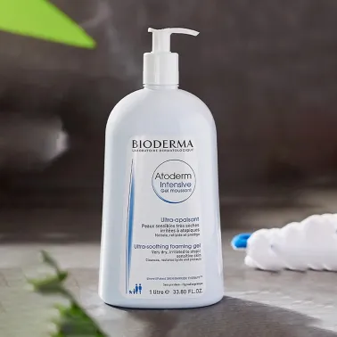 BIODERMA ATODERM INTENSIVE ULTRA-APAISANT GEL MOUSSANT 1L