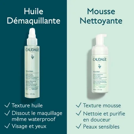 CAUDALIE VINOCLEAN MOUSSE NETTOYANTE FLEUR DE VIGNE 150ML