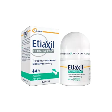 ETIAXIL DÉTRANSPIRANT PEAUX SENSIBLES AISSELLES ROLL ON 15ML