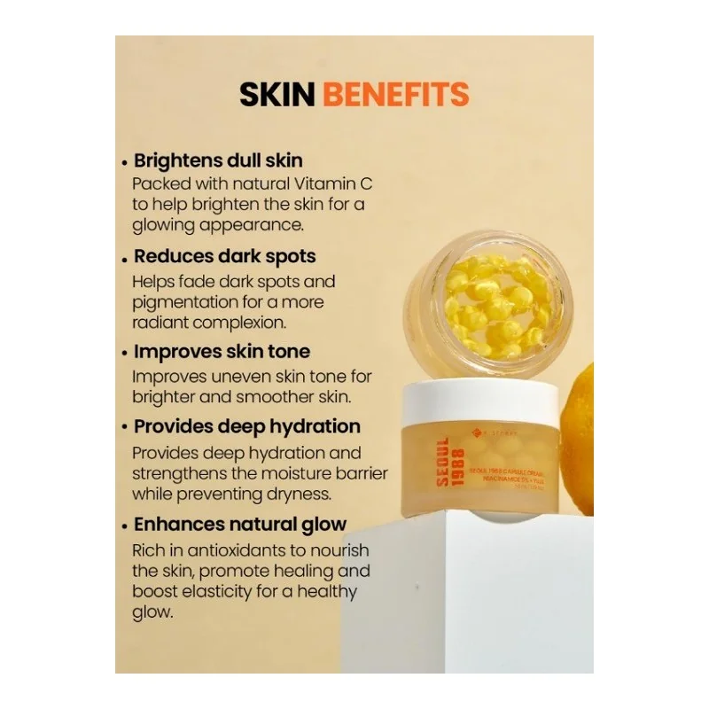 SEOUL 1988 CAPSULE CREAM : NIACINAMIDE 5% + YUJA