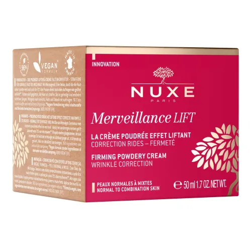 NUXE MERVEILLANCE LA CRÈME POUDRÉE EFFET LIFTANT PEAUX NORMALES À MIXTES 50ML