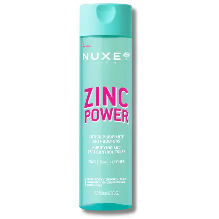 NUXE ZINC POWER LOTION PURIFIANTE ANTI-BOUTONS