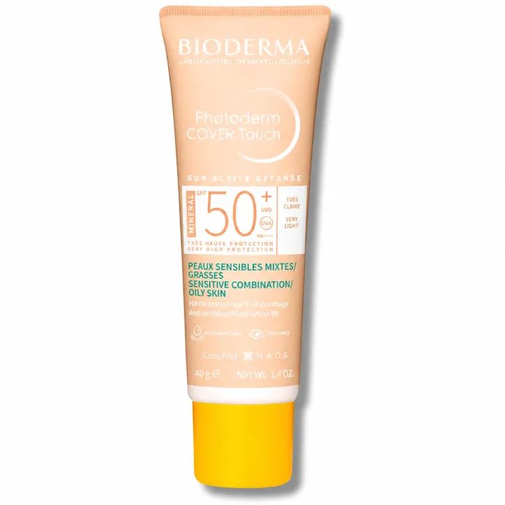 BIODERMA PHOTODERM COVER TOUCH MINERAL TEINTE TRES CLAIRE SPF50+ 40G
