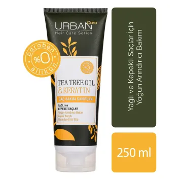 URBAN CARE TEA TREE OIL AND KERATIN HAIR CARE SHAMPOO 250 ML