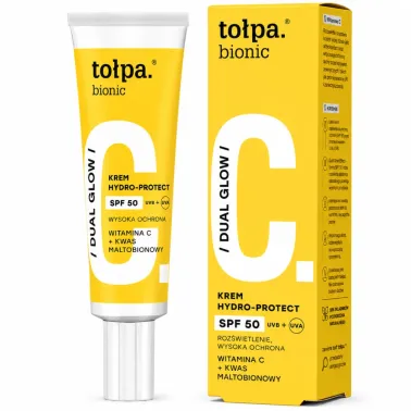 TOŁPA BIONIC DUAL GLOW CRÈME HYDRO-PROTECT SPF50 40ML