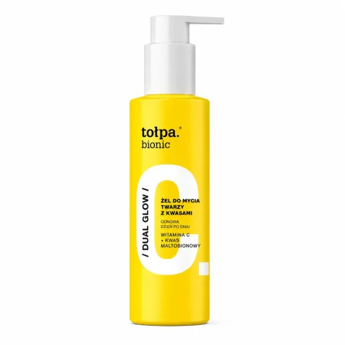 TOŁPA BIONIC DUAL GLOW GEL NETTOYANT VISAGE AUX ACIDES 195 ML