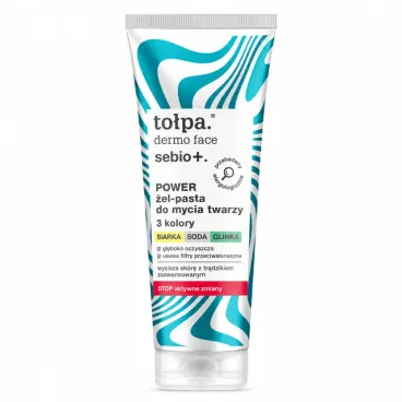 TOŁPA DERMO FACE SEBIO+ POWER GEL-PÂTE VISAGE NETTOYANT ANTI IMPERFECTIONS 100ML
