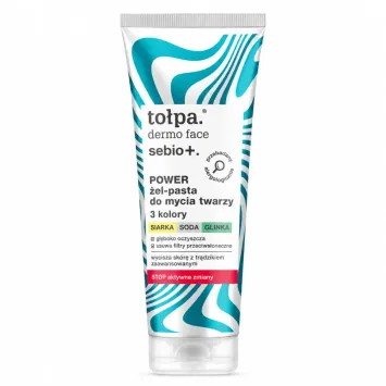 TOŁPA DERMO FACE SEBIO+ POWER GEL-PÂTE VISAGE NETTOYANT ANTI IMPERFECTIONS 100ML