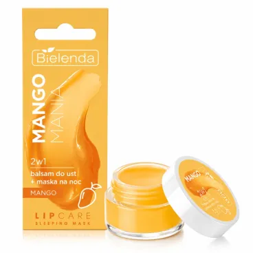 BIELENDA LIP CARE MASQUE DE NUIT + BAUME 2EN1 EXTRAIT DE MANGUE & BEURRE DE KARITÉ 10 G
