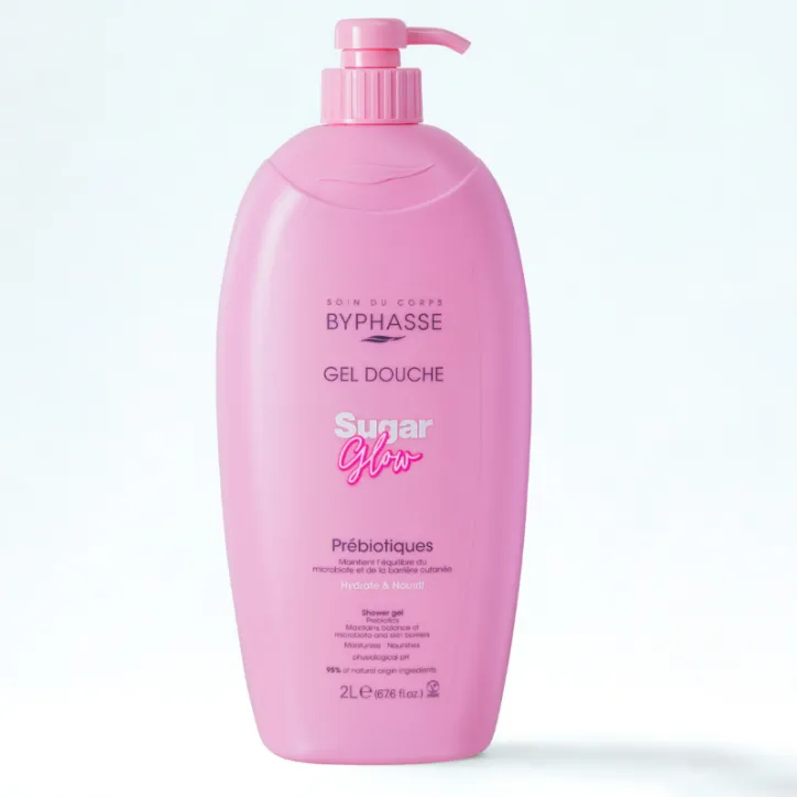 BYPHASSE GEL DOUCHE PREBIOTIQUE SUGAR GLOW 2 L
