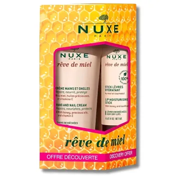 NUXE RÊVE DE MIEL DUO STICK LÈVRES 4GR + CRÈME MAINS 30ML